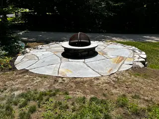 Pine Ridge masonry - outdoor stone fire pit
