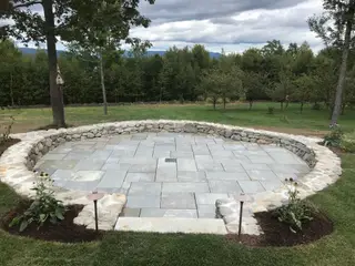 Pine Ridge masonry - outdoor stone fire pit