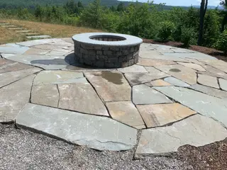 Pine Ridge masonry - outdoor stone fire pit