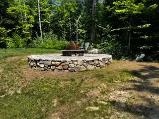 Pine Ridge masonry - outdoor stone fire pit